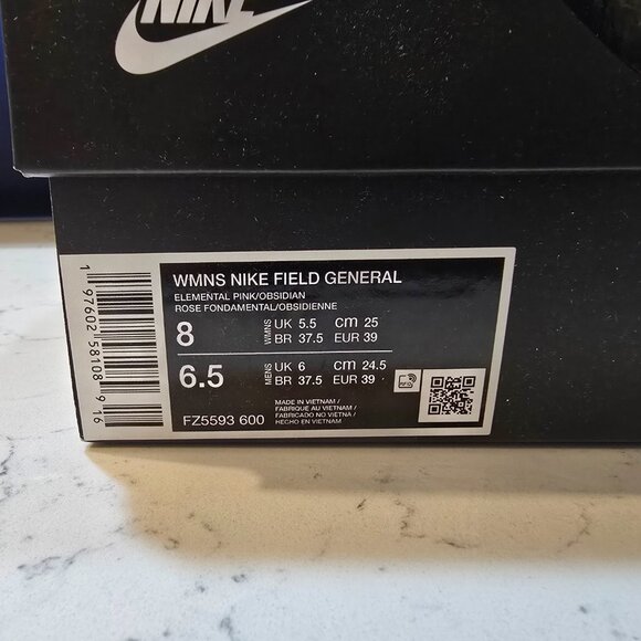 Nike Field General 82 Elemental Pink Obsidian Gum W - FZ5593-600 SIZE 8 NEW - Picture 9 of 15